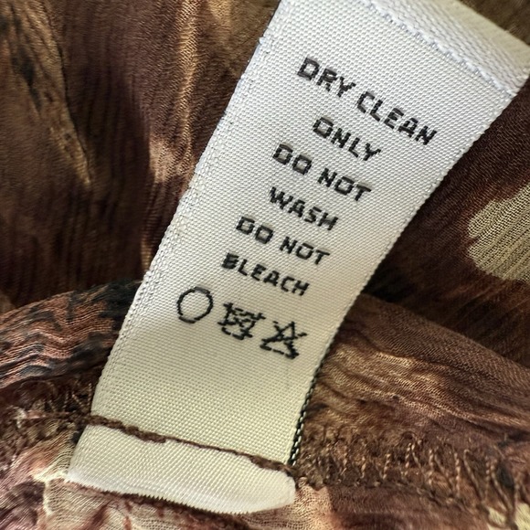 Christy Dawn The Paloma Dress Women S Rust Floral Tiered Sheer Boho $328 - Picture 11 of 14